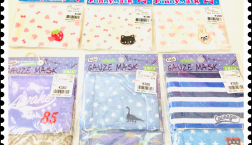 布製　　　柄マスク入荷
